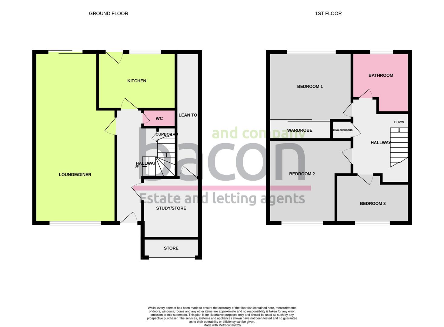 Floor Plan | House - Detached | Colne Close, Worthing, BN13 | For Sale